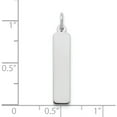 thumbnail image 2 of Custom Personalized 14K White Gold Medium Vertical Blank Bar Charm 14k White Gold: Jewelry by Sweet Pea - Made in USA, 2 of 5