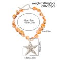 thumbnail image 2 of NICKSUN Summer Ocean Vacation Starfish Pendant Necklace, Irregular Shell Beach Statement Choker Necklace, 2 of 9