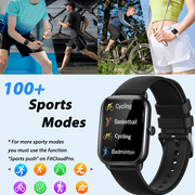 EIGIIS KT65 Smart Watch for Men/Women (Answer/Make Calls), 1.9’’ Large HD Screen Business Smart Watch Waterproof Watch with Pedometer, 1pc