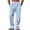 Light Blue, variant on Szhihuiw Mens Casual Pants Lightweight Elastic Waist Wide Leg Trousers with Pockets Plus Size Fashion