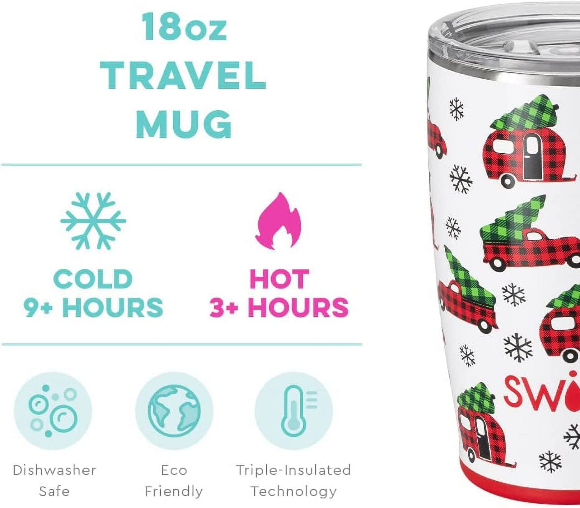 Swig Life 18oz Travel Mug | Insulated Tumbler with Handle and Lid, Cup  Holder Friendly, Dishwasher S…See more Swig Life 18oz Travel Mug |  Insulated
