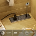 thumbnail image 6 of Timagebreze 72" Pantry Cabinet with Hydraulic Flip-Up Door,Charging Station & LED Lights,Drawer & Shelves for Kitchen,Natural Oak, 6 of 8
