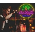 thumbnail image 3 of Glowneon Cocktails Bar On The Beach Neon Signs, Summer Bar Decor, 3 of 4