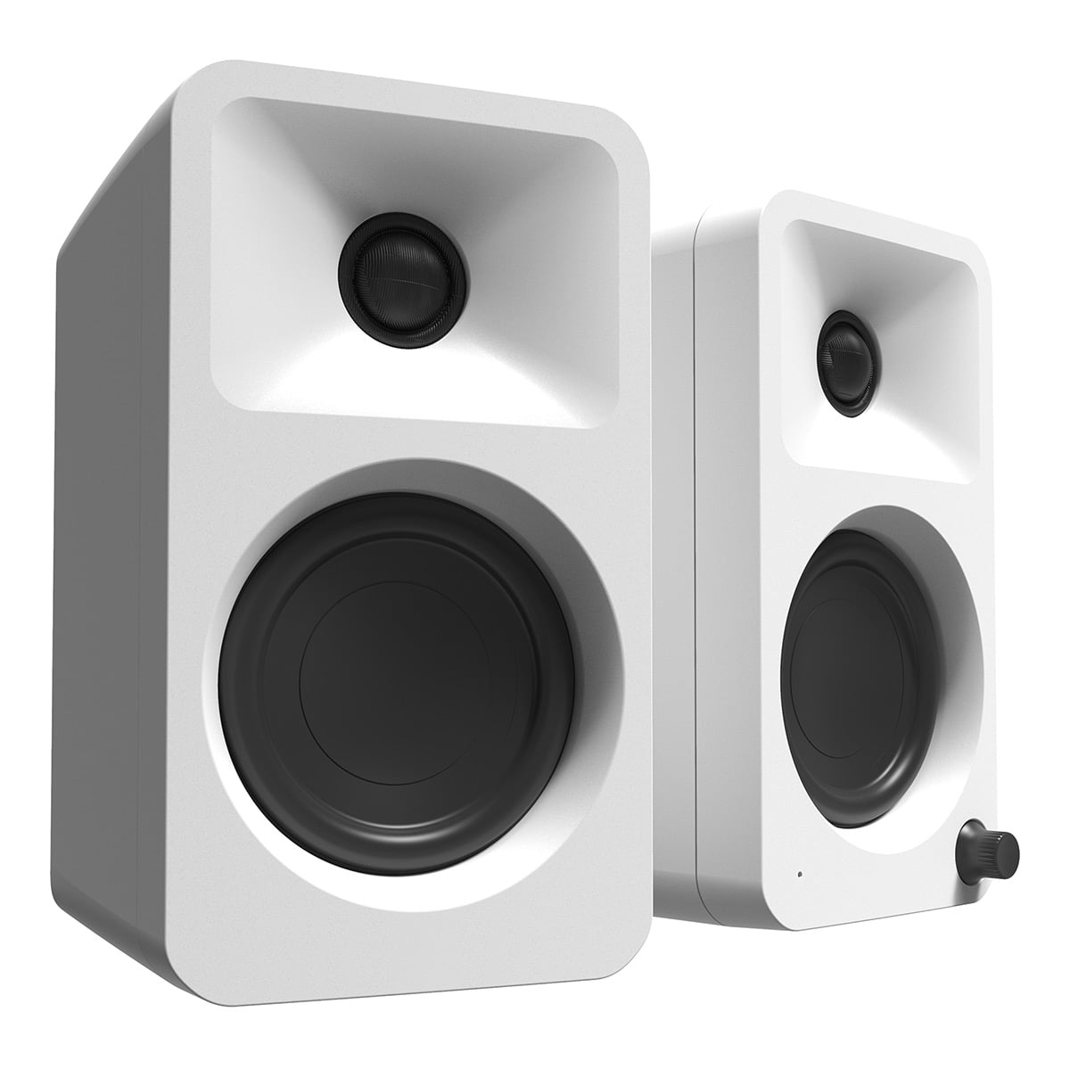 Kanto ORA 100W Powered Reference Desktop Computer Speakers with Bluetooth 5.0 and USB-C Input | Bi-Amplified | 100 Hz Automatic Crossover | Reference Quality Sound | Pair | Black