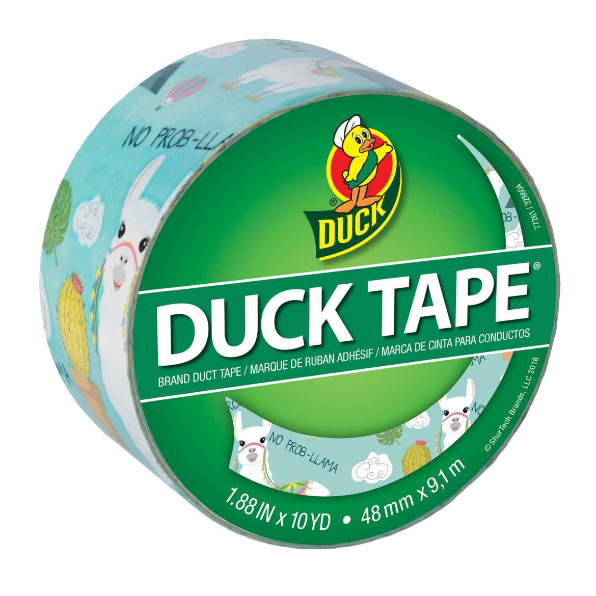 Duck Brand Printed Duct Tape Patterns: 1.88 in. x 30 ft. (Llama)