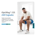 thumbnail image 5 of XYMOGEN OptiMag 125 - Magnesium Glycinate & Malate - Muscle & Nervous System Support - Gentle Daily Magnesium - 240 Capsules, 5 of 8