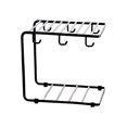 thumbnail image 1 of Double-Layer Cup Draining Rack, Sturdy Metal Mug and Glass Organizer Shelf for Kitchen Countertops, Non-Slip Feet and Compact Space-Saving Design, 1 of 6