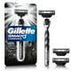 thumbnail image 1 of GILLETTE Mach3 Carbono, Rastrillo para Afeitar Reutilizable, 1 Mango + 3 Cartuchos con Carb&oacute;n y 3 Hojas para Rasurar la Barba, Rastrillo para Hombre Gillette NA, 1 of 8