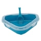 thumbnail image 3 of Bandeja de arena para gatos, inodoro para gatos de esquina, bandeja de arena para gatos, fácil de limpiar, triangular, anti Azul, 3 of 9