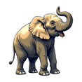 thumbnail image 5 of cartoon Elephant Stickers, Waterproof Elephant Sticker for Water Bottle Laptop Phone Cases Planner Skateboard Luggage Helmet Party Favor Decor, Ideal for Adults Teens Teacher Rewards, 5 of 9