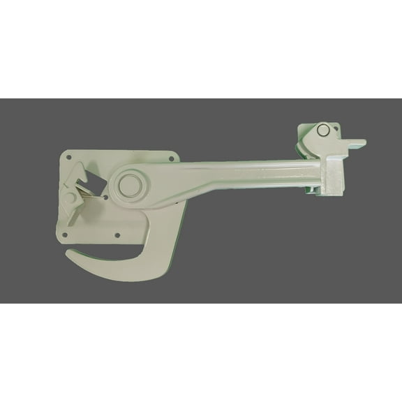 Whiting Style WHITE Door Lock & Keeper - Box Truck Trailer Roll Up Overhead Door