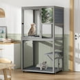 thumbnail image 4 of COZIWOW Catio on Wheels for Patio, Outdoor Cat Enclosure Window Access, 4 of 9