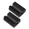 thumbnail image 1 of ATX 24 Pin Right Angle Adapter, 2PCS 24Pin Female To 24Pin Male Adapter Cable Management Stable  for Desktop PC Power Supply, 1 of 7