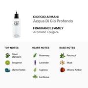 Giorgio Armani Mens Acqua Di Gio Profondo EDP 5.0 oz Refill Fragrances 3614273953825