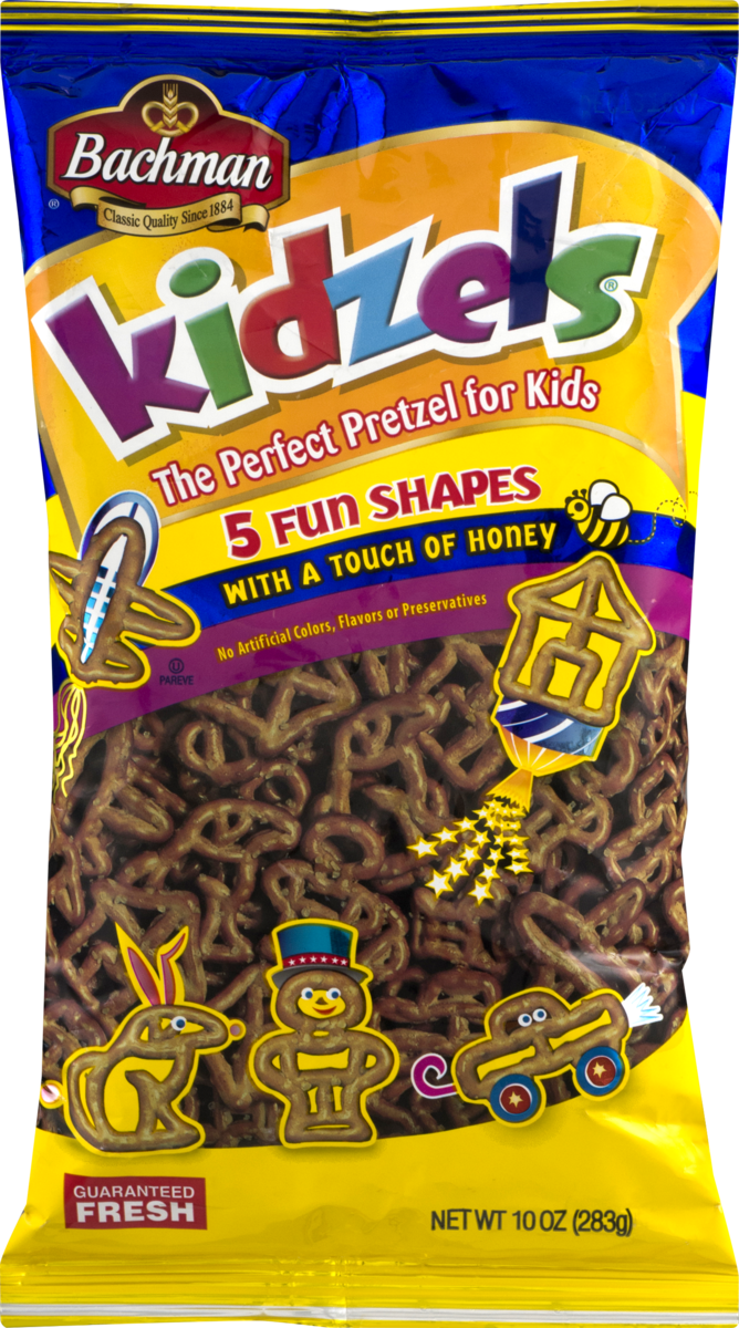 Bachmans Kidzels - Pretzels for Kids - 10 Oz. Bag (3 Bags)