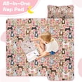 thumbnail image 4 of Boston Terrier Dog and Flower Florals Toddler Nap Mats for Kids Preschool,Sleeping Mat Bag or Kids,Toddler Sleeping Bag,Toddler Nap Mat or Daycare, 4 of 6