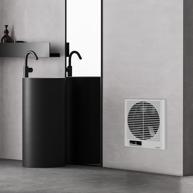 AC Infinity Room to Room Fan 8”, Two-Way Reversible Airflow Through-the-Wall Fan with Temperature Controller, Quiet Precise 10-Level Speeds for In-Wall Kitchen, Laundry Room, and Workshops