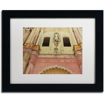 Trademark Fine Art 'Church in Havana' Canvas Art by Masters Fine Art, White Matte, Black Frame