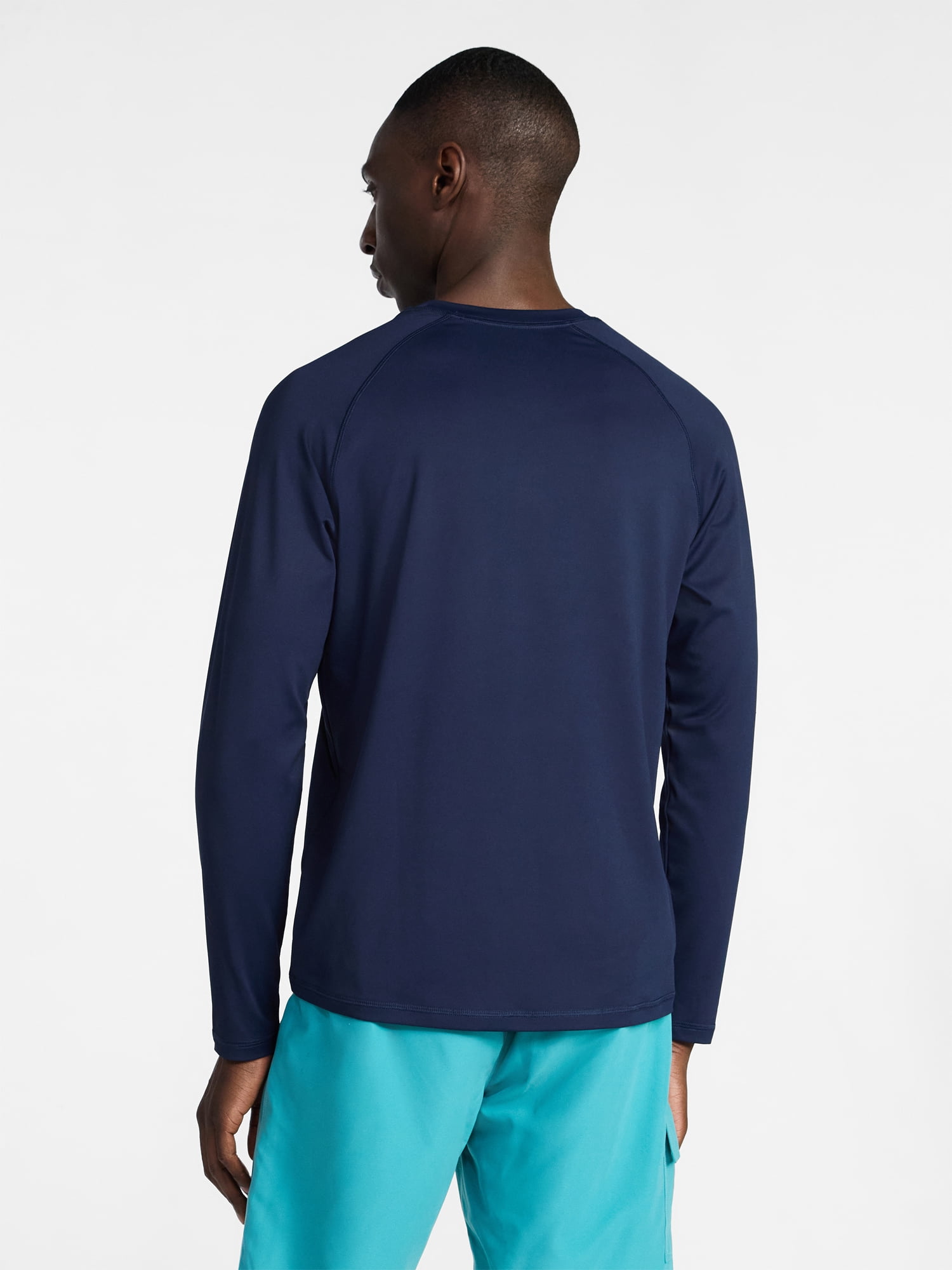 George Men's and Big Men's Rash Guard with Long Sleeves, Sizes S-3XL