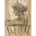 thumbnail image 2 of Hassam, Childe 11x14 White Modern Wood Framed Museum Art Print Titled - Against the Light, 2 of 4