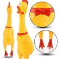 thumbnail image 3 of Pollo de goma/pollo para apretar, juguete novedoso de broma JAMW Sencillez, 3 of 5