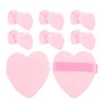 thumbnail image 1 of Miangastore Makeup Puffs Sponge Heart Shaped Pink 50Pcs 2.8X2.6X0.4In, 1 of 9