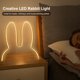 thumbnail image 4 of Lámpara Nocturna Moderna Escritorio Usb Con Conejo Nocturno para Habitación, 4 of 9