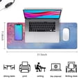 thumbnail image 5 of Pink Trees with a Blue Background&nbsp;mousepad Gamingwaterproofno Slip&nbsp;for Office Home Work GamingmousematRubber Base Mousepad with Stitched Edges 31.5x11.8inches, 5 of 7