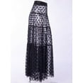 thumbnail image 2 of Women Mesh Sheer Maxi Skirt Wrap Skirt Beach Tulle Transparent Dress, 2 of 5