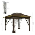 thumbnail image 2 of Spaco Pop Up Canopy Tent, Easy Up Screened Canopy for Patio and Backyard, Easy Set-up Outdoor Gazebo, 2 of 6