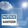 thumbnail image 6 of Sanitizer OSHA Notice Aluminum Sign 14 Inch x 10 Inch - 10 Pack, 6 of 8