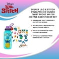 thumbnail image 7 of Disney Lilo & Stitch Pineapple 32-Ounce Twist Spout Water Bottle And Sticker Set, 7 of 7