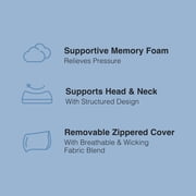 Allswell Memory Foam Pillow, Breathable, Pressure-Relieving Support, Standard/Queen