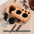 thumbnail image 2 of Tamper Station,Station Espresso Beech Tamper - Espresso Wooden Slip 5 Coffee Station Slip Tamper Station Can Adjustable Coffee Tamper And - Beech Wooden Espresso Station With 5 Adjustable, 2 of 5