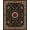 Black, Pattern 1, variant on Design&I 8'x10' Washable Area Rug Black and Burgundy Floral Elegance Intricate Vintage-Inspired Botanical Motif for Dining Room, Large Office, Lounge, Snag-Free