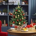 thumbnail image 3 of Patiojoy 24" Mini  Tabletop Christmas Tree Pre-Lit Artificial Spruce Decor w/ 35 LED Lights and Timer, 3 of 9