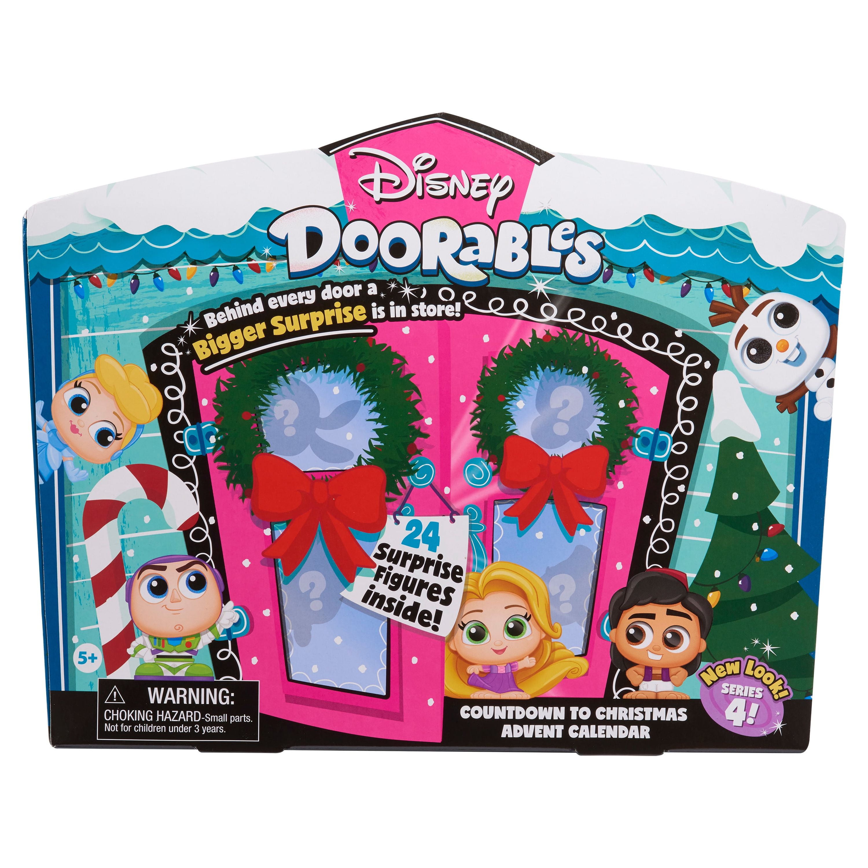 Disney Doorables Countdown to Christmas Advent Calendar, Kids Toys for Ages  5 up