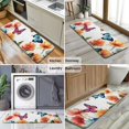 thumbnail image 6 of White Butterfly Flower Field Pattern Kitchen Rug Mat,Kitchen Runner Rugs Non Skid Washable,Decorative Kitchen Floor Mats for Kitchen,Sink,Laundry,17"x47.2", 6 of 7