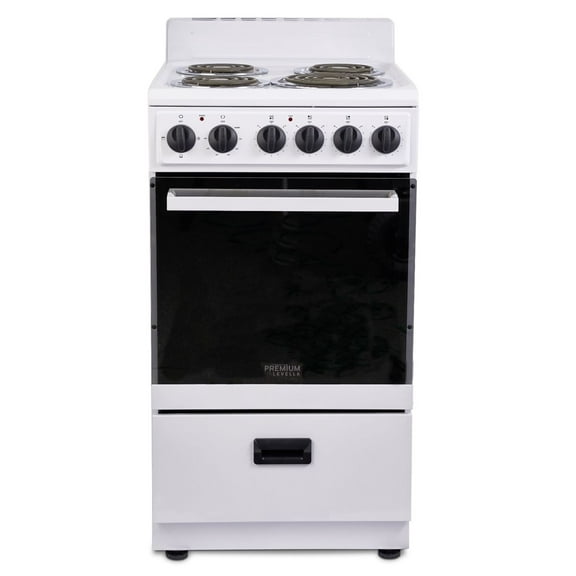 20 in. 2.2 cu. ft. Electric Range in White