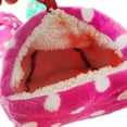 thumbnail image 7 of Meidiya Rat Hamster Warm Bed House Cute Plush Hut Hanging Hammock Cute Toy Nest for Small Animal Mice,Sugar Glider,Chinchilla,Dwraf Hamster, 7 of 7