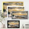 thumbnail image 4 of Designart 'Road Under Bright Sunset With Winter Landscape' Traditional Framed Art Print, 4 of 4