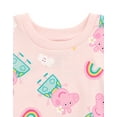 thumbnail image 4 of Peppa Pig Toddler Girls French Terry Sweatshirt Pink 2T, 4 of 4