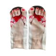 thumbnail image 2 of Penkiiy Socks for Men Men's Woman's Fashion Socks Funny Flip Flops 3D Print Cotton Sweat-absorbent Short-section Socks Red Socks, 2 of 2