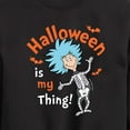 thumbnail image 3 of Dr. Seuss - Halloween Is My Thing - Toddler And Youth Crewneck Fleece Sweatshirt, 3 of 6