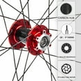thumbnail image 3 of BUCKLOS 26/27.5/29" Carbon Mountain Bike Wheel , MTB Wheels with Quick Release Disc Brakes , 24H Low-Resistant Flat Spokes Bike Wheel fit 7-11 Speed Cassette, 3 of 7