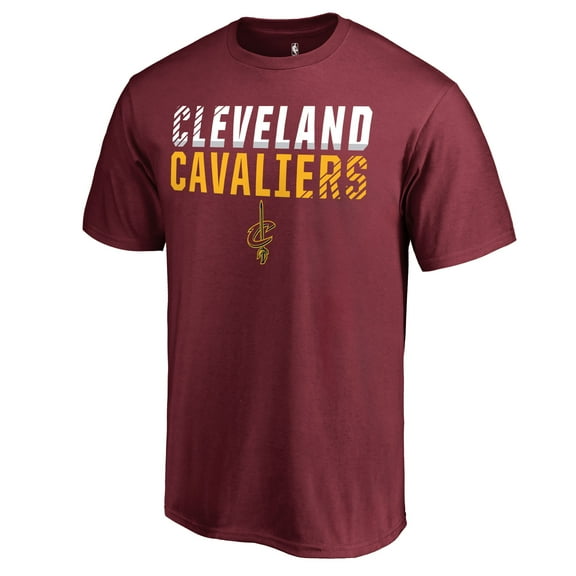 Men's Wine Cleveland Cavaliers Fade Out T-Shirt