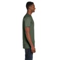 thumbnail image 2 of Justblanks Men's Adult Classic Cotton Performance Perfect Crew Neck Nano Regular-Fit Short Sleeve T-Shirt For Men - FATIGUE GREEN - 5X-Large, 2 of 3