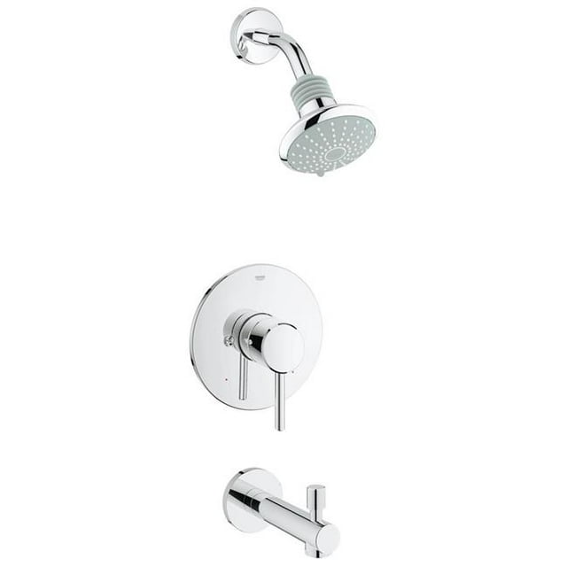 Grohe 35009001 Concetto Shower Head and Tub Combination, Chrome