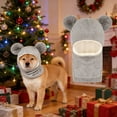thumbnail image 4 of Dog Hat Adjustable Knitted Beanie for Medium Large Dogs, Lightweight with Brim for Sun Protection & Winter Warmth, All Season Pet Accessory, 4 of 7