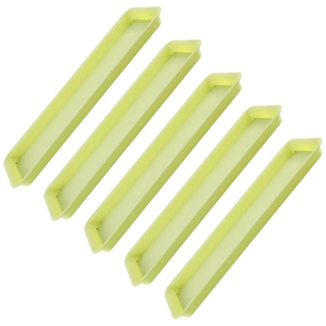 Colaxi 5x Soucoupes pour Plantes Plateaux Robustes pour Plantes Intérieur Extérieur Rebord de Fenêtre Cour Vert